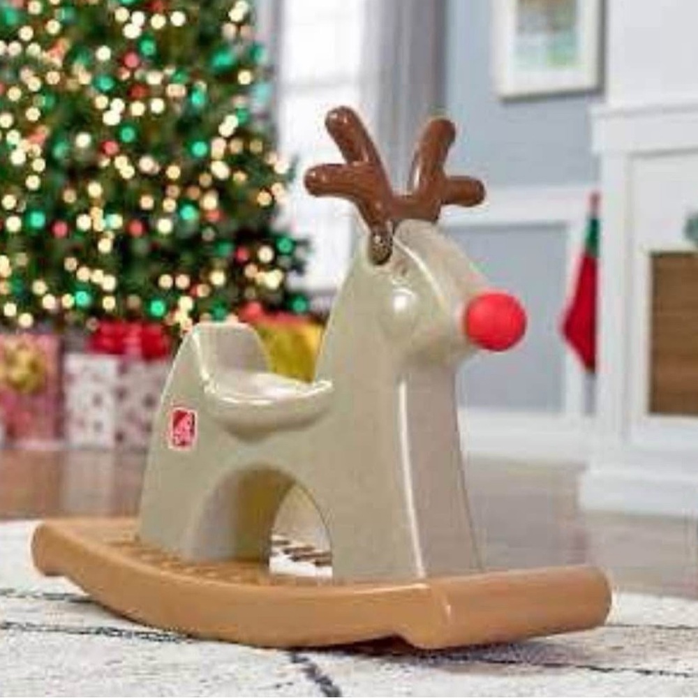 Step 2 Rudolph Reindeer Rocking Horse Toddler Christmas